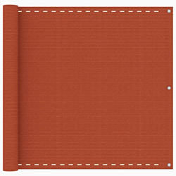 Outdoor Living - Césped y jardín - Pantalla de balcón naranja 90x500 cm HDPE precio