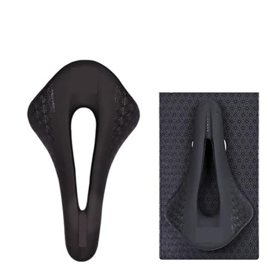 FIAWAX Saddle Road Road Bicycle Cushion de montaña Asiento de Bicicleta de montaña Mat (Color : Black Logo)