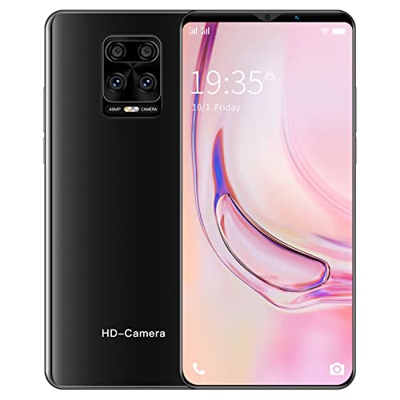 Jectse Teléfono Inteligente Note9 Plus, Teléfono Móvil Desbloqueado de Red 3G de 5,72 Pulgadas con Reconocimiento Facial, 4 GB de RAM, 32 GB de ROM, 2