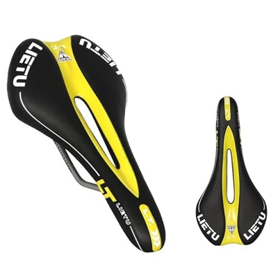 FIAWAX Bicicleta sillín for Bicicleta Asiento de montaña Bicicletas MTB BMX Accesorios de Poliuretano de Ciclismo de triatlón de triatlón de Ciclo (Co