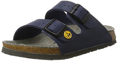 Birkenstock ESD Sandalia Arizona, talla 41, color azul, normal, 089430-41 (pantolette Zapato con dos hebillas, Alpro P220 571030 571038 571040 571048 