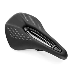 FIAWAX Sillín de Fibra de Carbono MTB Silla de Ciclo PU Asiento de Acero Transpirable Suave y cómoda cojín de Bicicleta de cojín en oferta