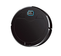 YEOYS 2000MAH 1600PA Robot Recargable Robot Aspirador de vacío barriendo y trapeando Pisos Duros y alfombras en casa Barredora Manual (Color : Noir) precio