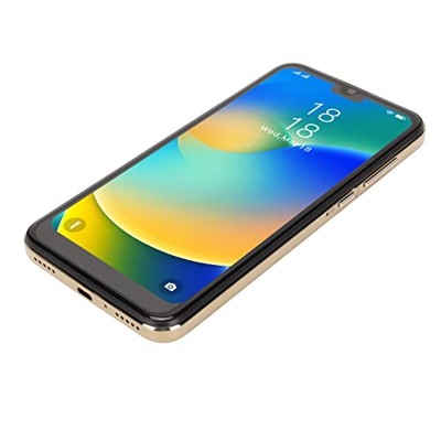 Teléfono Móvil Frontal 8 MP 16 MP Trasero Smartphone Pantalla HD de 6,1 Pulgadas 4 GB RAM 32 GB ROM Oro Reconocimiento Facial 100 240 V 6800 MAh Bater