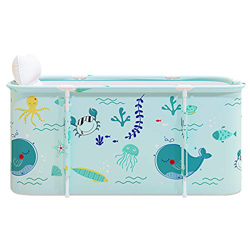 KLZUOPT Portable Bathtub Adult Folding Bathtub Household Bath Barrel Shower Room Independent Bath Barrel Adult Indoor SPA Immersion Bathtub Children‘s precio