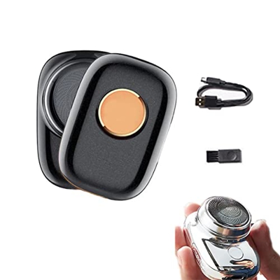 Distinguisha Mini-Shave Portable Electric Shaver, 2023 Upgrade Mini-Shave Portable Electric Shaver, Pocket Size Portable Shaver Wet and Dry, Electric 