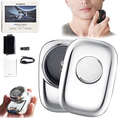 Distinguisha Mini Shave Portable Electric Shaver - 2023 Best Mini-shave Portable Electric Shaver, Rechargeable Wet & Dry Electric Shaver, Electric Raz