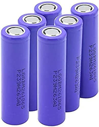 6pcs Li-Ion 3.7V 2600mah Paquete de batería Recargable para Banco de energía Micrófono Radio Proyector Cámara Control Remoto Mini Ventilador Impresora en oferta
