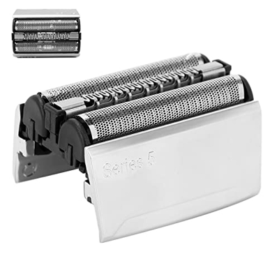 Cabezal de corte de lámina de repuesto 52S, afeitadora eléctrica compatible con Braun 5 Series 52S, cabezal de afeitadora apto para 5020S 5030S 5040S 