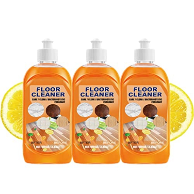 DDOY Vml Floor Cleaner - 100ml Vml Orange Floor Cleaner, Powerful Decontamination Floor Cleaner, Wood Floor Cleaner, Mopping Decontamination Polishing