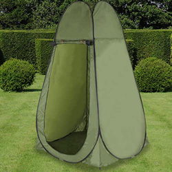Tienda de campaña de privacidad portátil para acampar al aire libre, ducha, inodoro, vestuario, senderismo, verde características