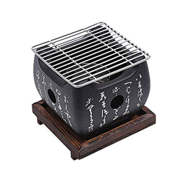 MAIES Portable Japanese BBQ Grill Charcoal Barbecue Grills Aluminium Alloy Indoor Outdoor BBQ Grill Pan Barbecue Stove características