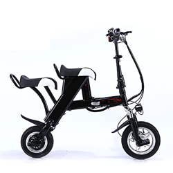 ALFUSA Coche eléctrico Plegable, Mini Coche eléctrico pequeño Doble, Coche eléctrico de Viaje para Padres e Hijos, Bicicleta eléctrica para IR al Trab en oferta