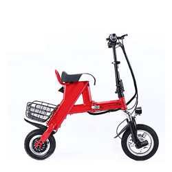 ALFUSA Coche eléctrico Plegable, Mini Coche eléctrico pequeño Doble, Coche eléctrico de Viaje para Padres e Hijos, Bicicleta eléctrica para IR al Trab precio