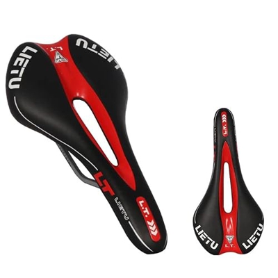 FIAWAX Bicicleta sillín for Bicicleta Asiento de montaña Bicicletas MTB BMX Accesorios de Poliuretano de Ciclismo de triatlón de triatlón de Ciclo (Co