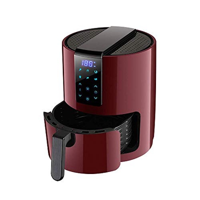 Freidora de aire, freidora de aire caliente 1350W, 3,5 L Freidora de aire eléctrica de gran capacidad sin grasa, freidora inteligente con función de a