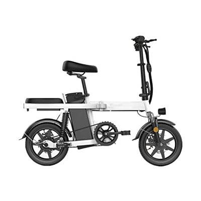 ALFUSA Bicicletas eléctricas Plegables, Bicicletas eléctricas para Hombres y Mujeres, Coches de batería pequeños, Bicicletas eléctricas de cercanías (
