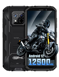 OUKITEL WP18 Pro Outdoor Mobile Phone, 12500mAh Large Battery Outdoor Smartphone No Contract Android 12, 4GB+64GB Octa-Core NFC, IP68 Waterproof Mobil características