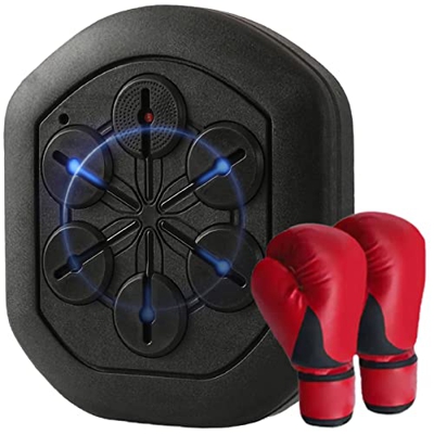 Ben Zhan Probador Fuerza Equipo Boxeo, con Música, Objetivo De Pared De Práctica De Boxeo Electrónico, Equipo De Boxeo De Reacción Y Coordinación De O