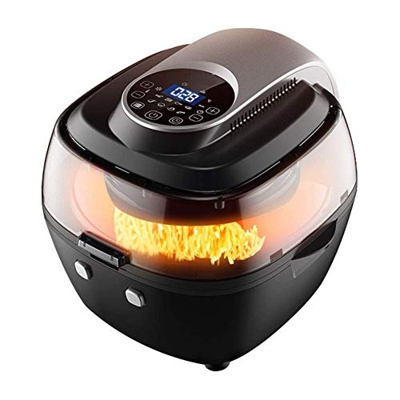 Freidora De Aire, Freidora De Aire Eléctrica De 5 L Con Tecnología De Eliminación De Grasa Y Tamaño Extra Grande Para Toda La Familia, Control De Temp