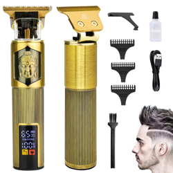 m MU Cortapelos Hombre Profesional, Máquina Cortar Pelo, Maquina de Afeitar Hombre, Cortapelos Eléctrico Inalámbrico con Pantalla LCD Pro, Recortadora características