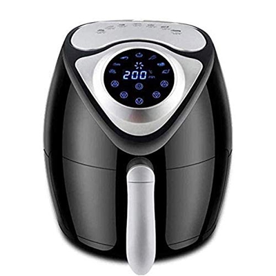 ECONOA Freidora de Aire de 1300W/4L, freidora de Aire de Gran Capacidad, sartén eléctrica sin Humo para el hogar, máquina de Patatas Fritas con Pantal