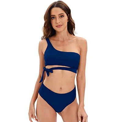 Kfnire Bikini-Set Mujer 2Pieces, A# Marina, M