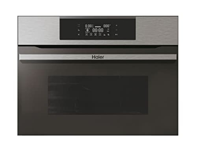 Haier Series 2 HWO45NB2H0X1, Horno Microondas Combinado, 44L, Potencia 3350W, Plato 36CM, Potencia Grill 1750W, 5 Niveles de Potencia, 17 Funciones, I