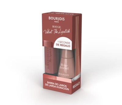 Bourjois, Promo Color Packs, Velvet The Lipstick 13 + Laca de uñas 1 Second 04