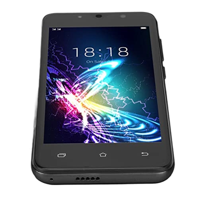 Naroote Teléfono Móvil, Teléfono Móvil 1960 X 1080 Negro MTK6889 Deca Core 4.5 Pulgadas Ultra HD Pantalla de Cumpleaños (Enchufe de la UE)