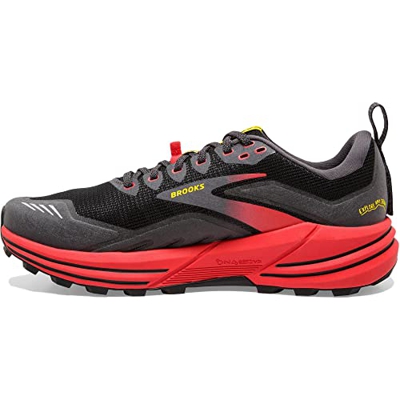 Brooks Brooks Glycerin, Zapatillas de running Hombre, Negro Black Fiery Red Blazing Yellow, 45 EU