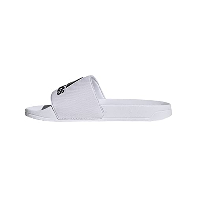 adidas Adilette Shower, Slide Sandal Unisex Adulto, Cloud White/Core Black/Cloud White, 47 EU