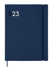 Finocam - Agenda 2023 Dynamic Mara Semana Vista Vertical Enero 2023 - Diciembre 2023 (12 meses) Azul Español características