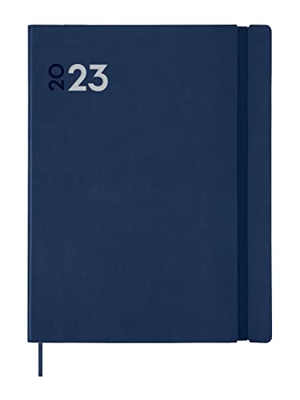 Finocam - Agenda 2023 Dynamic Mara Semana Vista Vertical Enero 2023 - Diciembre 2023 (12 meses) Azul Español