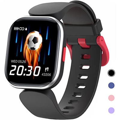 Pulsera Actividad Inteligente Reloj Inteligente Niños, 1.4" Impermeable IP68 Deportivo Smartwatch con 19 Modos Deportivos Podómetro Caloría Pulsómetro