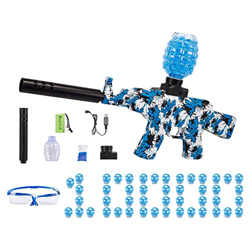 Gel Ball Blaster Pistolas Juguetes | Lanzador de bolas de salpicaduras automático con gafas y munición de 10000 perlas de agua, pistolas de bolas de g en oferta