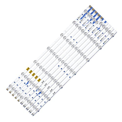 BAVALU 100% Nuevo 10 uds/Kit de Tira LED for Samsung TV UN55J6201 UN55J620D UE55H6204 CY DJ055BGHV1H Samsung 2013SVS55 3228N1 B2 L07 REV1.7 (Color : 1 características