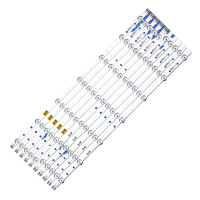 BAVALU 100% Nuevo 10 uds/Kit de Tira LED for Samsung TV UN55J6201 UN55J620D UE55H6204 CY DJ055BGHV1H Samsung 2013SVS55 3228N1 B2 L07 REV1.7 (Color : 1