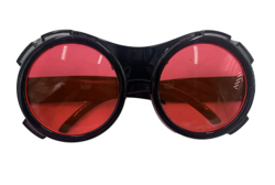 Gafas de Sol Blanco Negro con Lentes en Diseño de Willy Wonka para Disfraces de Película, Halloween y Carnaval (Negro) en oferta