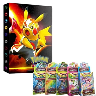 Album Pokemon 3D, Album + 150 Cartas, Album Pokemon, Cartas Pokemon, Sobres Pokemon, Idioma Español,Cartas Pokemon Metalicas,Coleccion Espada y Escudo