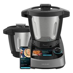 Cecotec Robot de Cocina Multifunción Mambo Touch con Jarra Habana. 1600 W, 37 Funciones, Pantalla Táctil TFT 5" con Recetario Integrado, 3,3 Litros, A características