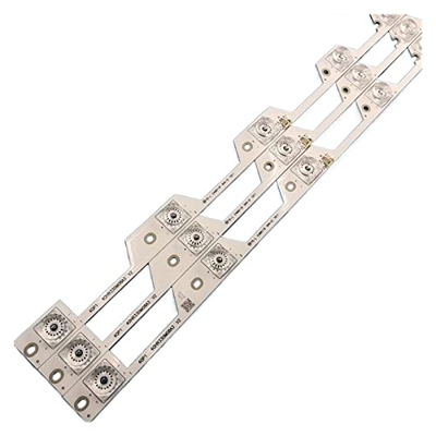 TCHWM 3 uds 8 lámparas aptas for TCL L40P1-UD Barra de luz LED 40P1 4C-LB4008-HR4 40HR330M08A3 V2 Reemplazo de retroiluminación de TV
