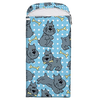 Orediy Saco de dormir de 3 estaciones cálidas y ligeras bolsas de dormir para adultos, adolescentes, senderismo, viajes, mochilero, perro, puntos azul