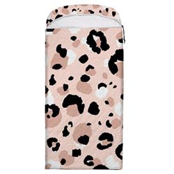 Orediy Saco de dormir de 3 estaciones cálidas y ligeras bolsas de dormir para adultos, adolescentes, senderismo, viajes, mochilero, piel de leopardo b precio