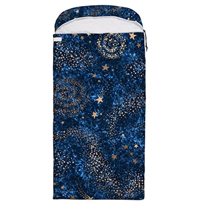 Orediy Saco de dormir de 3 estaciones cálidas y ligeras bolsas de dormir para adultos, adolescentes, senderismo, viajes, mochilero, galaxia, nebulosa 