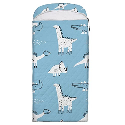 Orediy Saco de dormir de 3 estaciones cálidas y ligeras bolsas de dormir para adultos, adolescentes, senderismo, viajes, mochilero, blanco, lindos din