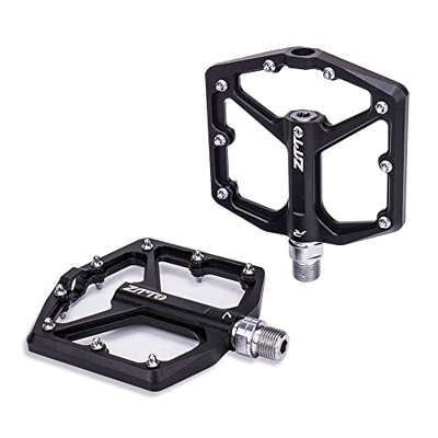 WGZNYN Pedales MTB MTB CNC Pedal Plano de aleación de Aluminio Soy Rodamientos Lisos de Bicicleta Enduro 9/16 Hilo Grande Área Grande Pedales Biciclet