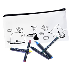Lote 30 Estuches para Colorear Infantil para niños y niñas con Ceras de Colores, para Clase Manualidades, Pintar con Hijos, Estuche cumpleaños, Regalo en oferta