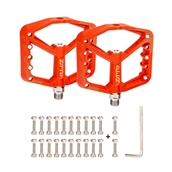 WGZNYN Pedales MTB MTB Bicicletas ultraligerosos rodamientos de Pedal Plano montaña Anti-Slip Big pie Du Buje Colorido plástico de Nylon 9/16" Pedales precio