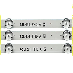 FREPEG Tira de LED for iluminación Trasera for 43LF510V 43LF5100 43LH590 43LH510V 43LH520V 43LH51_FHD_A/B 43LH570V 43LH590V 43LJ515V 43LJ515V reemplaz en oferta